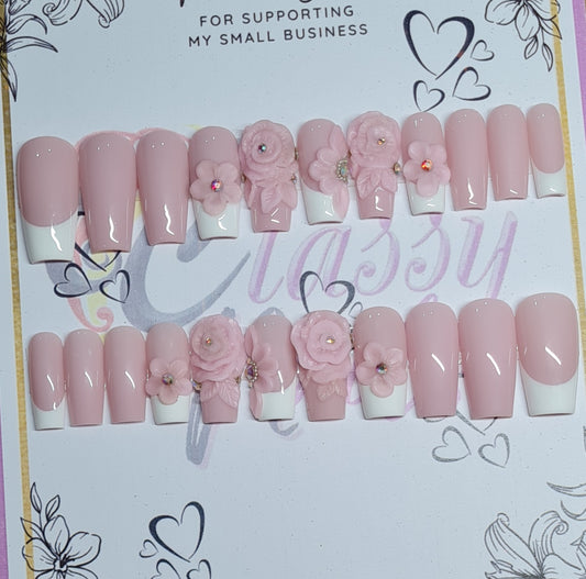 Luxury (B) Press On Nails Set #04 MEDIUM