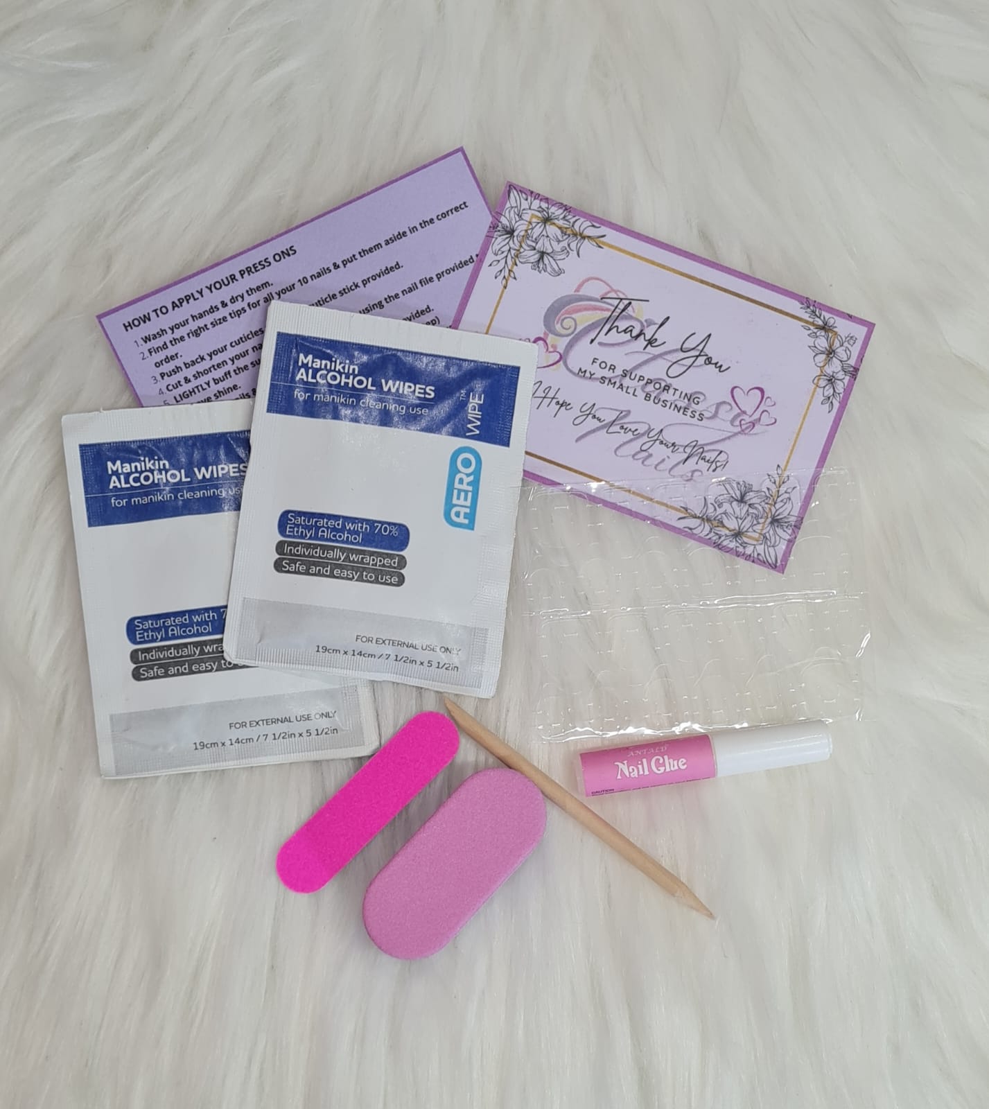 Luxury (B) Press On Nails Set #07 X-LONG