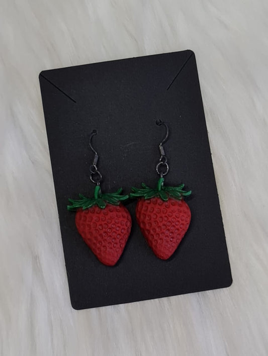 Earring #26 - Red Strawberry Earrings