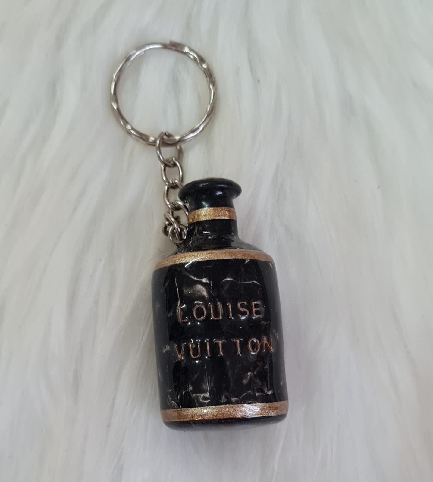 Handmade Keychain #26 - Louise Vuitton Mini Perfume Bottle Keychain