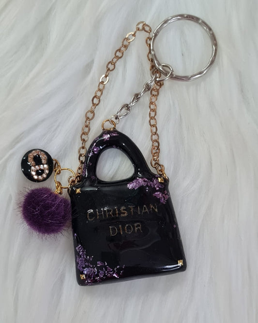 Handmade Keychain #27 - Christian Dior Mini Bag Keychain