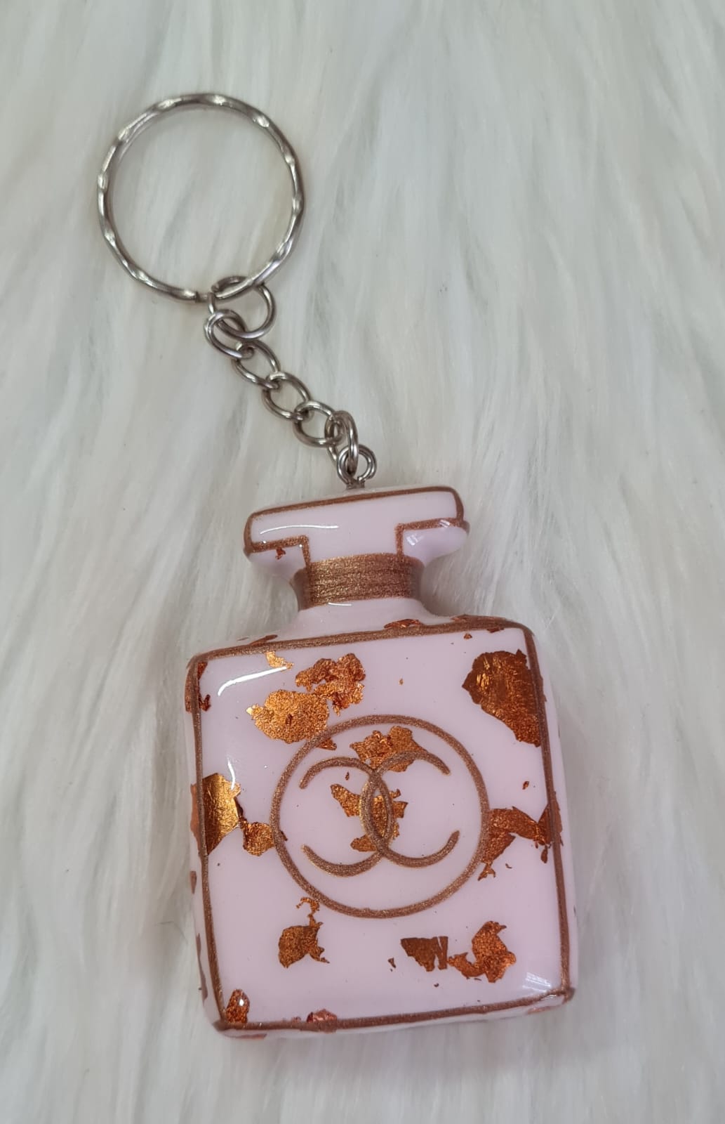 Handmade Keychain #28 - Coco Chanel Mini Perfume Bottle Keychain