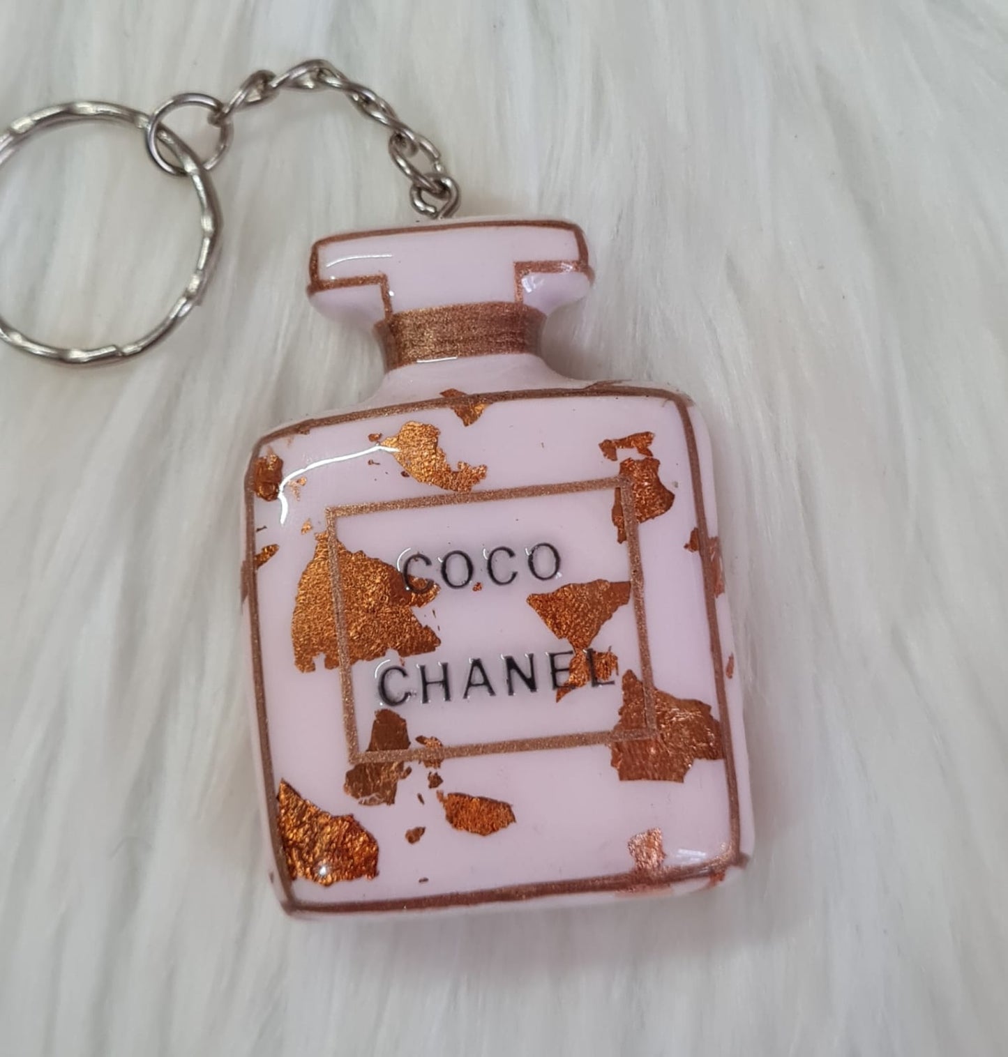 Handmade Keychain #28 - Coco Chanel Mini Perfume Bottle Keychain