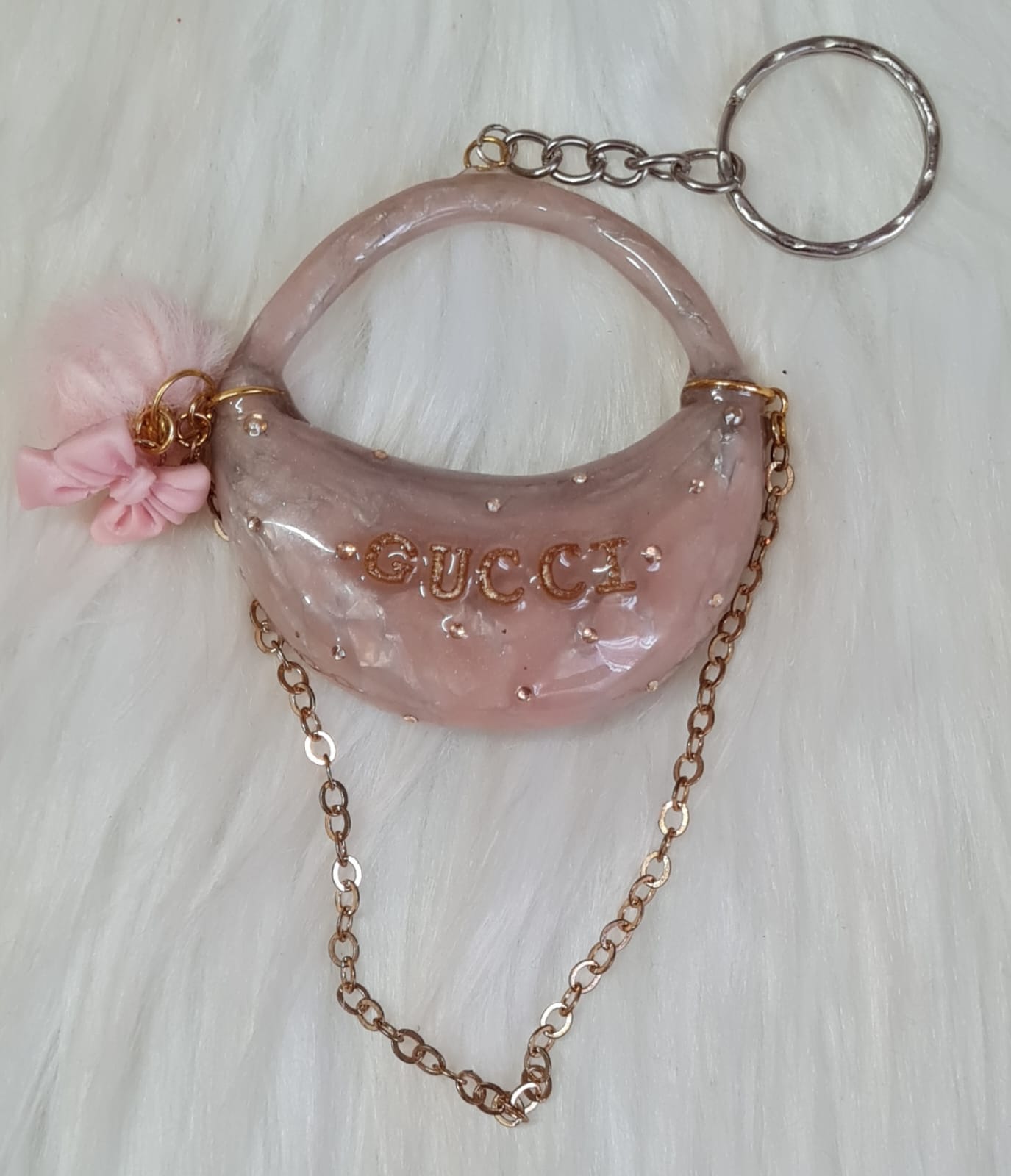 Handmade Keychain #29 - Gucci Mini Bag Keychain