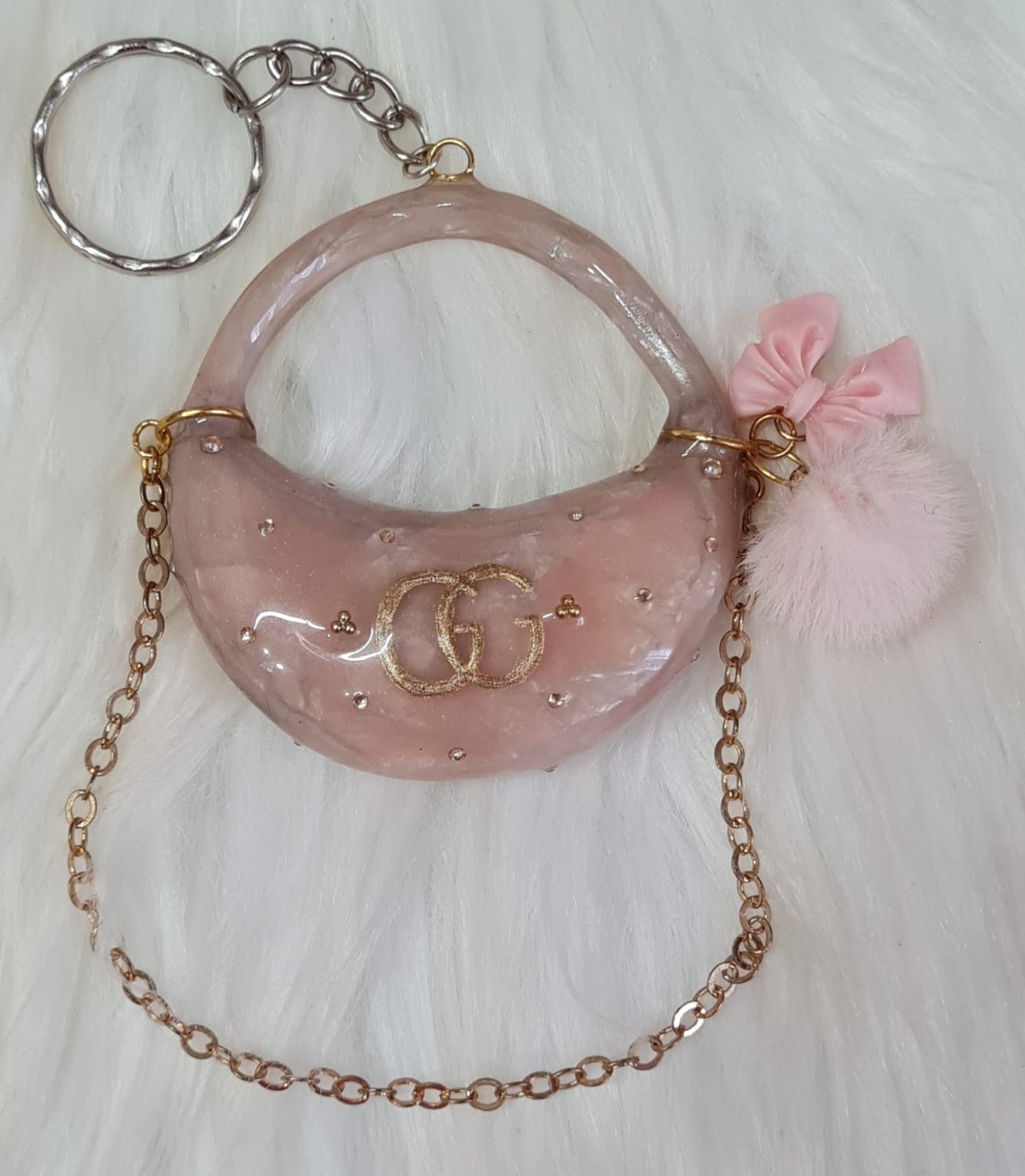 Handmade Keychain #29 - Gucci Mini Bag Keychain