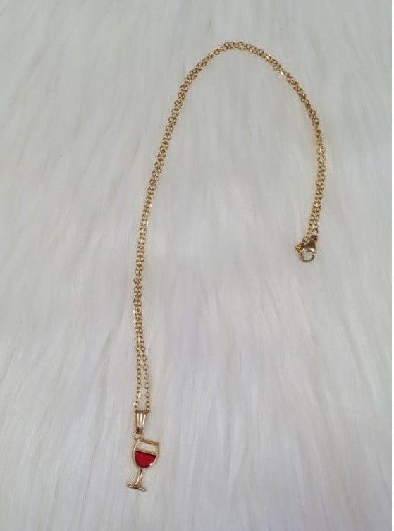 Necklace #05 - Wine Glass Necklace