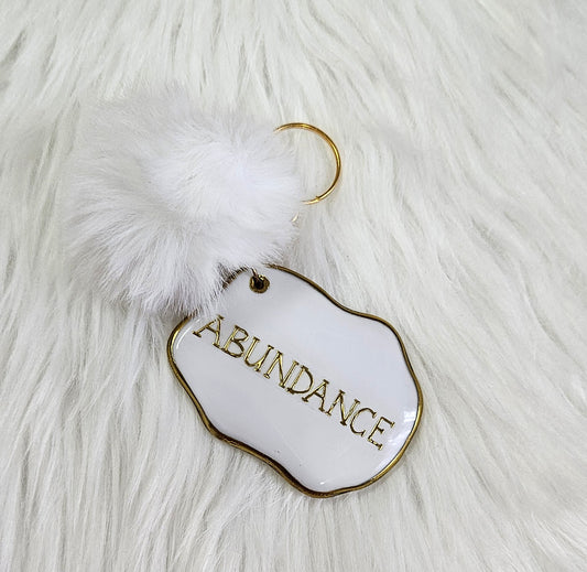 Handmade Keychain #37 - ABUNDANCE KEYCHAIN
