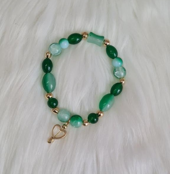 Bead Bracelet #05 - Green Bead Bracelet