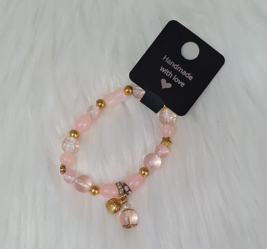 Bead Bracelet #07 - Pink Pearl Bracelet