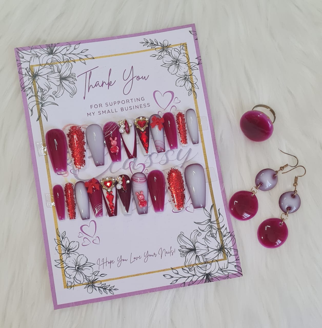 Press On Nails Gift Set #02 LONG