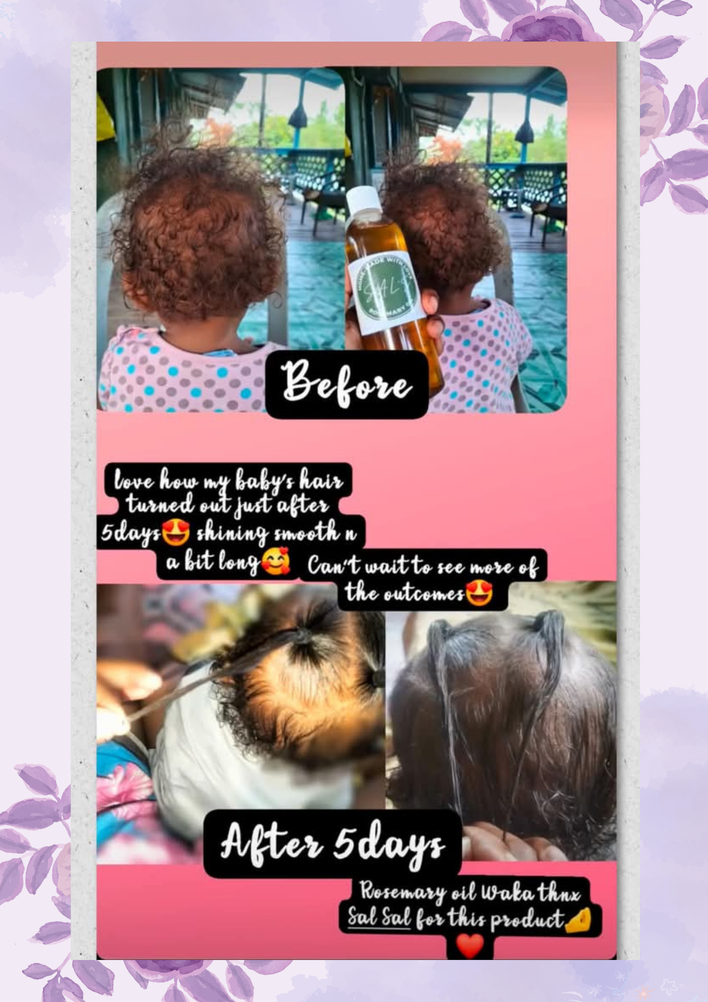 Sal's Rosemary Oil for Hair Growth