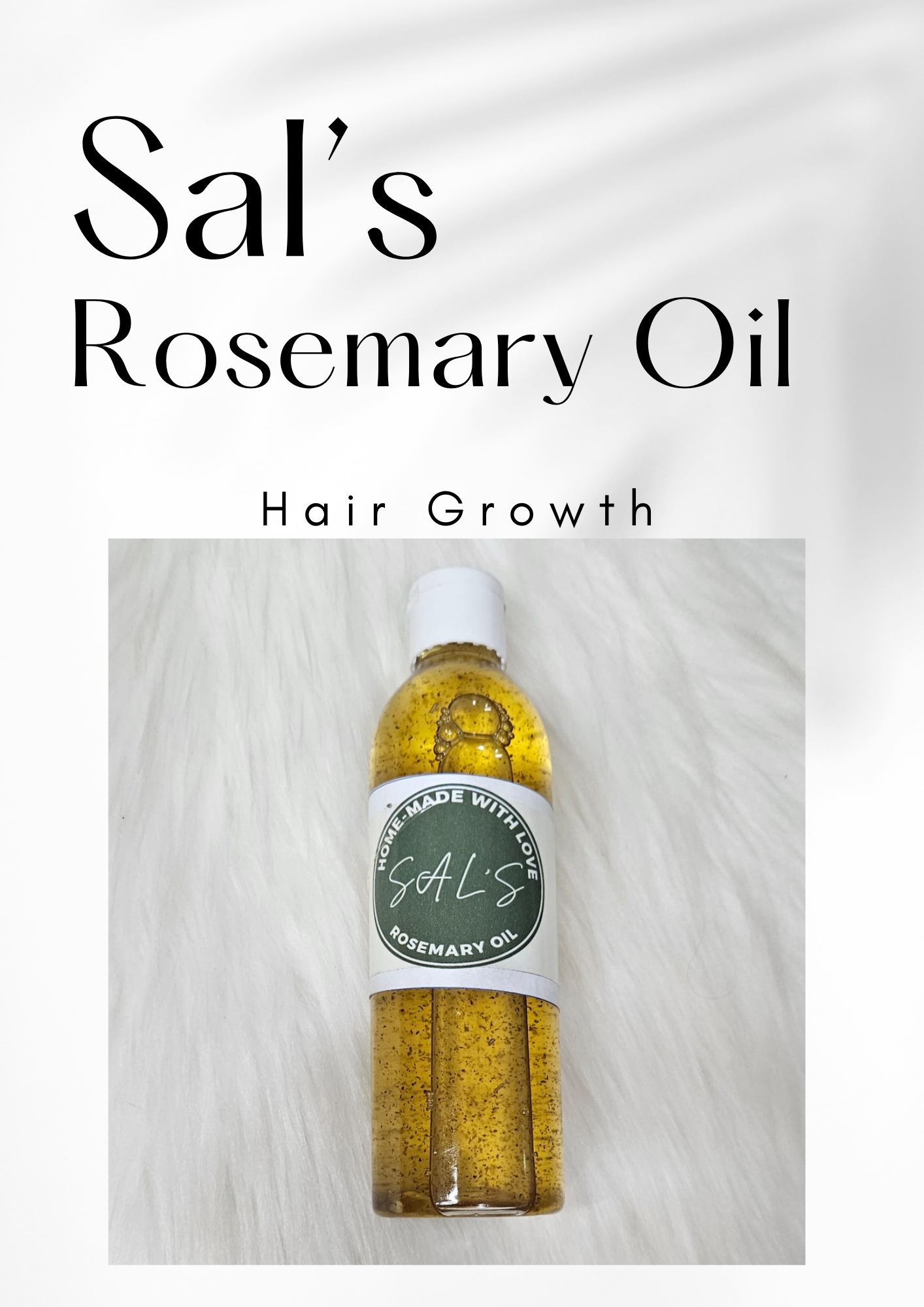 Sal's Rosemary Oil for Hair Growth