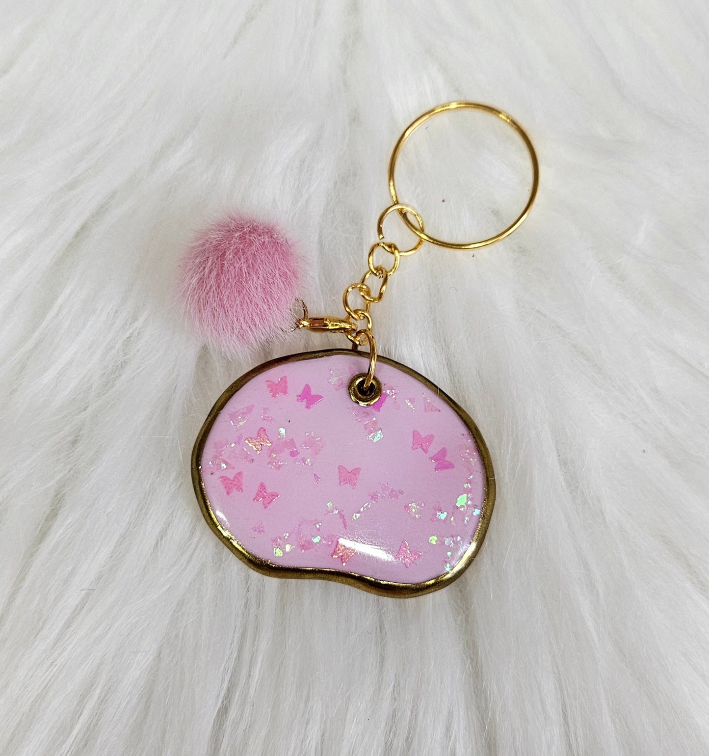 Handmade Keychain #39 - Mini Boss Babe Keychain